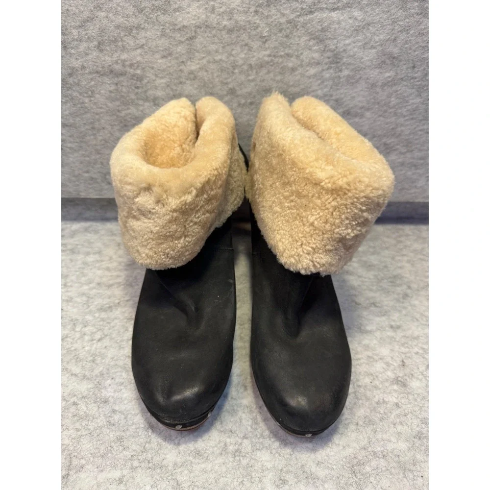Australian UGG Black Hi Clog Woman's size 9 winter